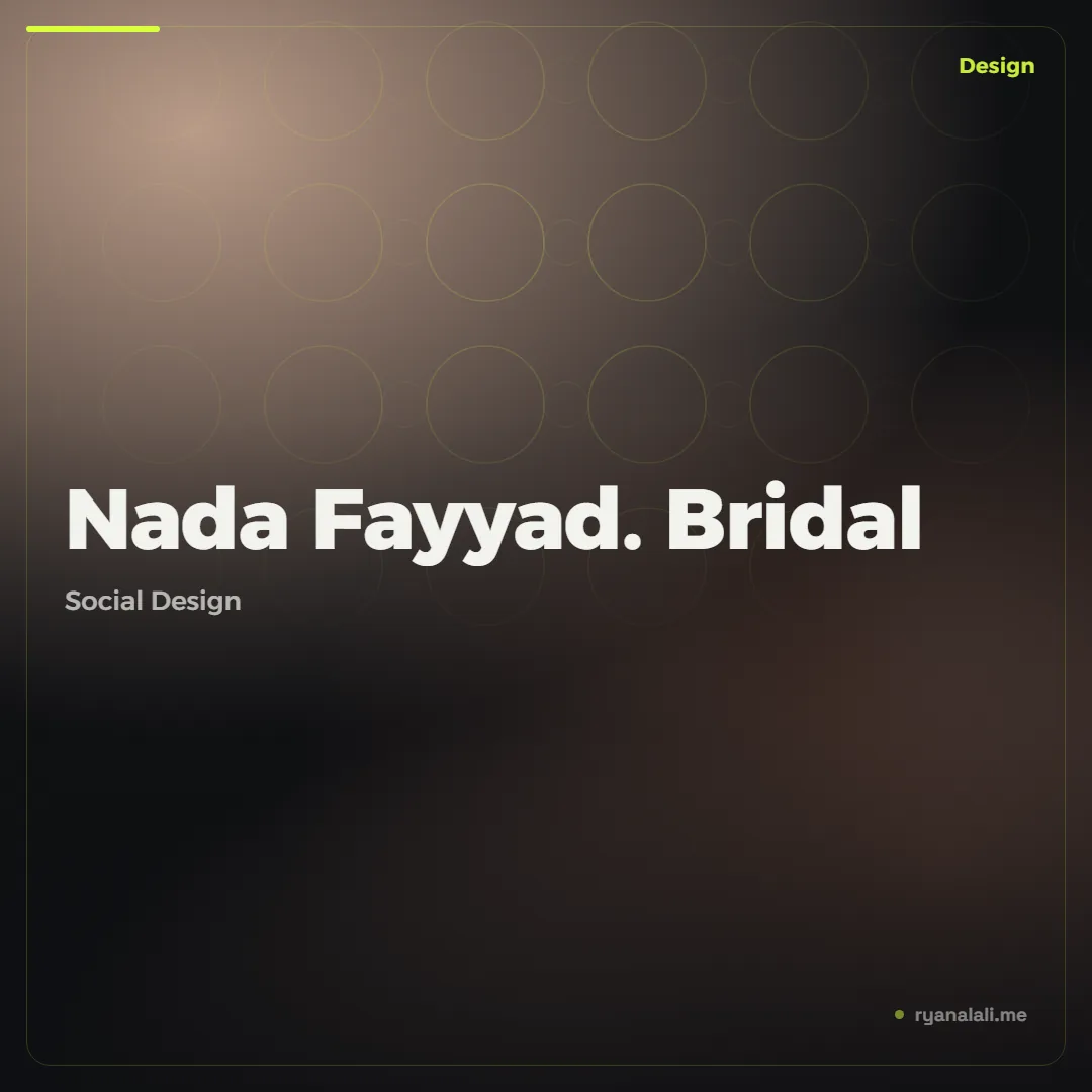 Nada Fayyad. Bridal